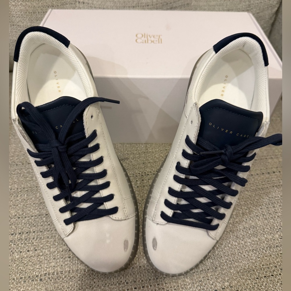 Oliver Cabell Low 1 Navy Yin Yang Sneakers EU 40